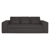 Habitat Sidney Charcoal Fabric Large 3 Seater Sofa With Storage