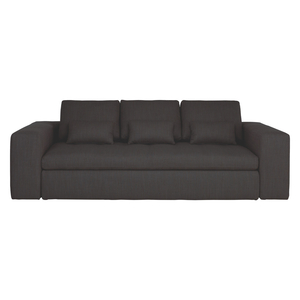 Habitat Sidney Charcoal Fabric Large 3 Seater Sofa With Storage