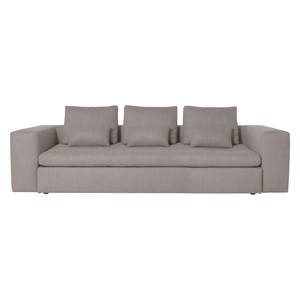 Habitat Sidney Light Grey Fabric Large 3 Seater Sofa Bed
