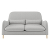 Habitat Smithfield Grey Wool 2 Seater Sofa