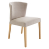 Habitat Valentina Cream Upholstered Dining Chair