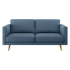 Hardwick Blue Fabric 3 Seater Sofa