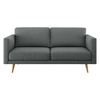 Hardwick Grey Fabric 3 Seater Sofa