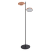 Harman Black And Copper Metal Led Floor Lamp