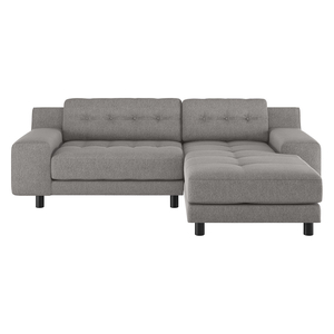 Hendricks Grey Fabric Small Right-Hand Chaise Sofa