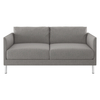 Hyde Grey Fabric 2 Seater Sofa,  Metal Legs