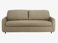 Italian chambray fabric 3 seater sofa