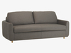 Italian chambray fabric 3 seater sofa