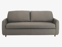 Italian chambray fabric 3 seater sofa bed