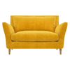 Keele Yellow Velvet Loveseat