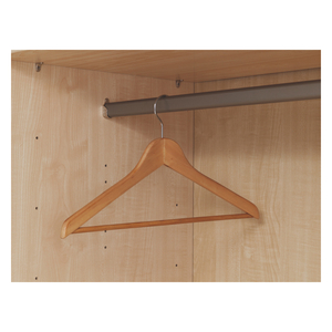 Kripton Single Hanging Rail For L77Cm For Kripton Wardrobe