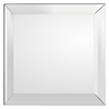 Luella Silver square wall mirror