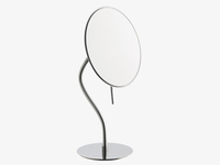 Magnifying mirror on bendy stand