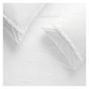 Maria White Stonewashed King Duvet Set With Fringe Detail