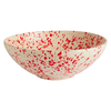 Martina Red Splatter Large Serving Bowl D32Cm