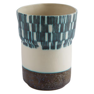 Matrix Multi-Coloured 3 Tier Stoneware Vase
