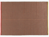 Medium multi-coloured cotton flat weave rug 140 x 200cm