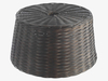 Medium rattan storage basket