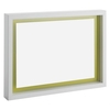 MONRO A4 (21 x 30cm/ 8 x 12) white reversible floating picture frame