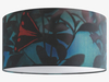 Multi-coloured fabric lampshade with diffuser 50 x 25cm