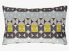 Multi-coloured patterned rectangular pillowcase