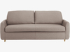Natural fabric 3 seater sofa