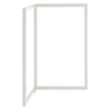 Nic Small white steel trestle
