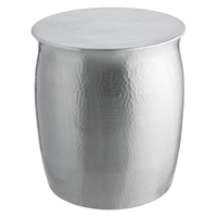Orrico Hammered Aluminium Side Table