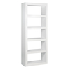 Oscar White Bookcase With 4 Shelves