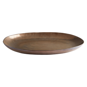 Oskar Metallic Stoneware Large Serving Platter 44Cm
