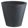 Pallas Black Round Metal Planter 34.5 X 39Cm