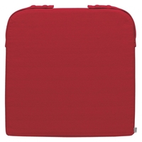 Patio Red dining chair pad 40 x 40cm