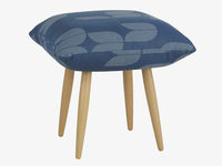 Patterned footstool