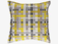 Patterned jacquard square pillowcase
