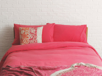 Pink double duvet cover