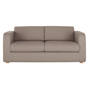 Porto Natural Fabric 3 Seater Sofa Bed