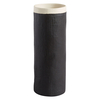 Posy Black Textured Ceramic Cylinder Vase