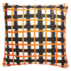 Powell Black And Orange Printed And Embroidered Cushion 60 X 60Cm