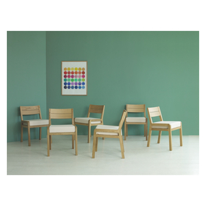 Radius Set Of 6 Solid Oak Dining Chairs