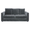 Rupert Dark Grey Velvet 2 Seater Sofa