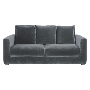 Rupert Dark Grey Velvet 2 Seater Sofa