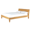 Sabine Oak Kingsize Bed With Turned Feet 150Cm