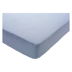 Skye Blue Egyptian Cotton Double Fitted Sheet