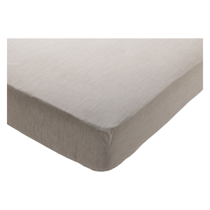 Skye Oatmeal Oatmeal Egyptian Cotton Double Fitted Sheet