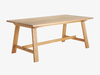 Solid oak dining table