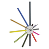 Spectrum Multi-Coloured Spoke Wall Clock