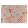 Starfloral Large Grey And Orange Hand-Tufted Wool Rug 170 X 240Cm