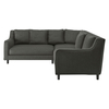 Swift Charcoal Grey Fabric Reversible Corner Sofa