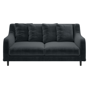 Swift Dark Grey Velvet 2 Seater