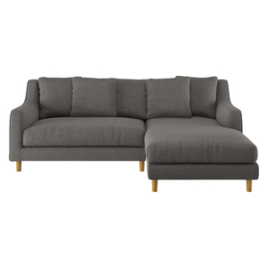 Swift Grey Wool Right Hand Chaise